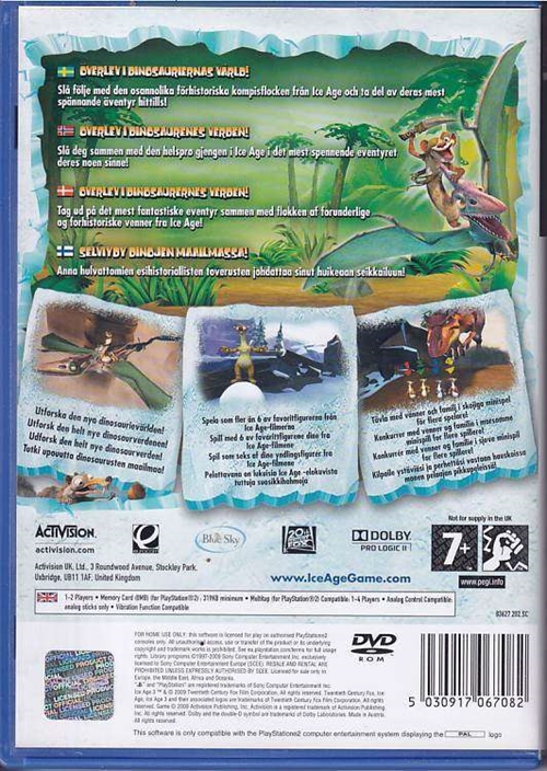 Ice Age 3 Dawn of the Dinosaurs - PS2 (B Grade) (Genbrug)